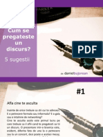 Cum Pregatim Un Discurs?