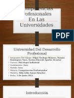 Competencias Profesionales en Las Universidades