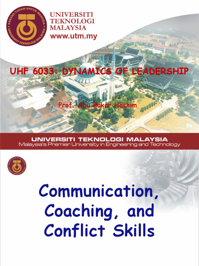 Coaching and Conflict Skills in Leadership | PDF | Mediation ...