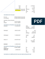 M16 Data: Calculation For FM, Max