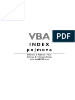 VBA Index Pojmova