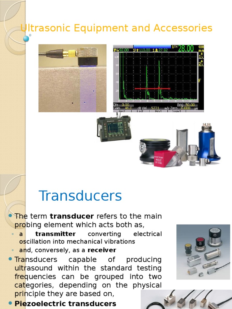 Ultrasonic Transducers and Equipment | PDF | Piezoelectricity | Cathode ...