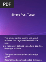 Simple Past Tense