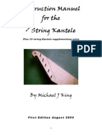 5 String Kantele Plans and Ebook