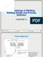 The Metallurgy of Welding Welding Design and Process Selection