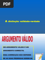 Distinção Entre Verdade e Validade