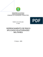 CI 32-2 Gerenciamento de Risco Aplicados Às Atividades Militares