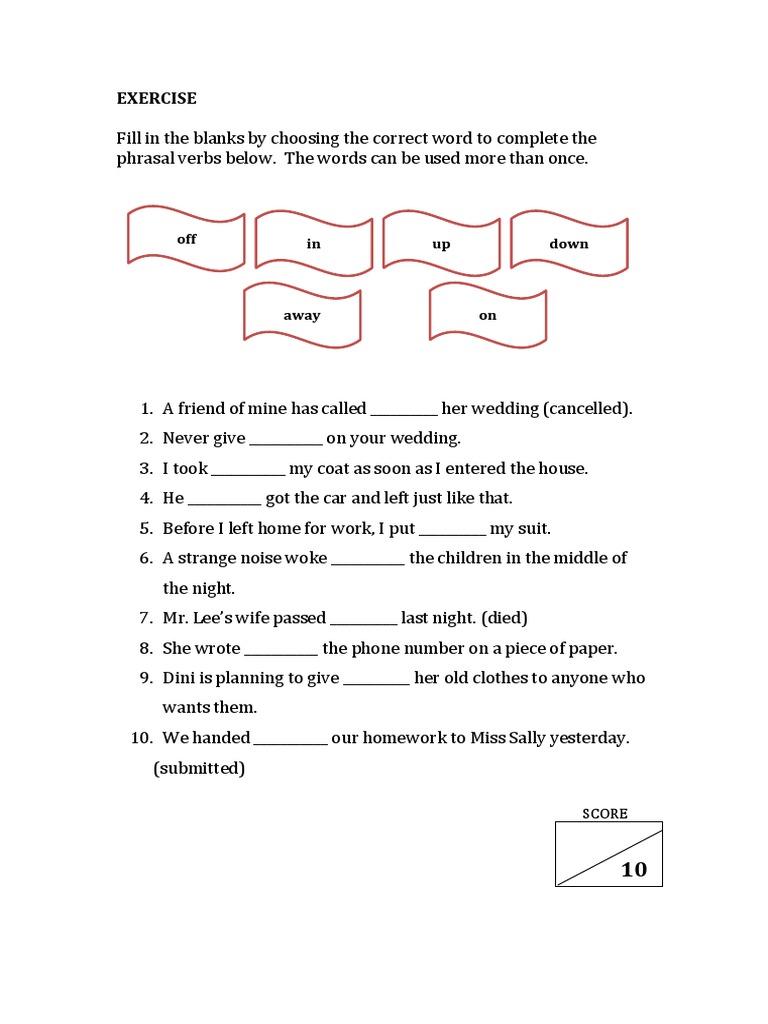 Exercise Word | PDF