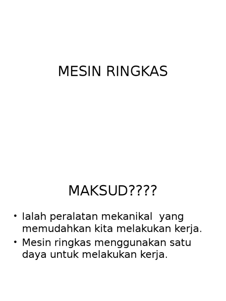 Mesin Ringkas Pdf