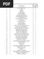 IAF Codes Table | PDF