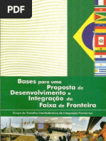 Bases para uma proposta de desenvolvimento e integração d faixa de fronteira