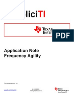 Application Note On SimpliciTI Frequency Agility PDF