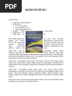 Resensi Buku Bahasa Indonesia