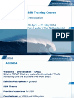SSN Training Course Agenda and EMSA Overview