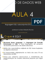 DML e DDL em SQL