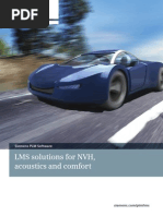 LMS Solutions For NVH Acoustics and Comfort Brochure