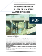 PREDIMENSIONAMIENTO DE PUENTE LOSA DE 32M SOBRE PILARES INTERIORES.pdf