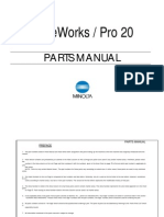 Konica Minolta QMS 2060 Pagework20 Parts Manual