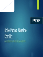 Putins Rolle Im Ukraine Konflikt