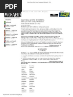 Nova Ortografia Da Língua Portuguesa _ Michaelis - UOL