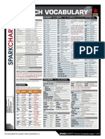 French Vocabulary Chart