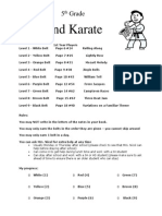 Band Karate - GR 5 (Ee2000)