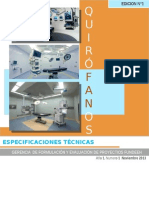 Manual Técnico de Especificaciones en Áreas de Quirofanos 