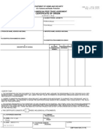 Certificate of Origin: North American Free Trade Agreement