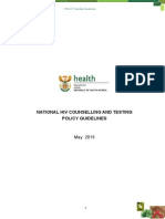 Guidelines: National HIV Counselling and Testing (HCT) Policy Guidelines 2015