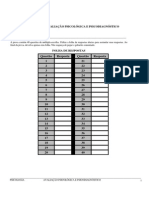 Simulado Avaliação Psicologica