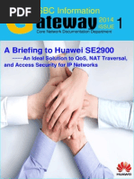 SBC Information Gateway 2014 Issue 01 (A Briefing To Huawei SE2900)