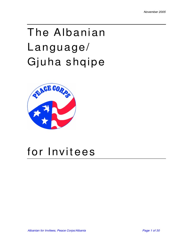 Albanian Language Lessons | PDF | Stress (Linguistics) | Grammatical Gender