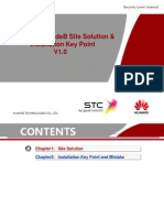 Huawei LTE ENodeB Site Solution & Installation Key Point