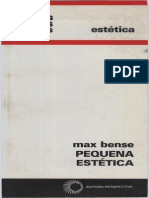 Max Bense - Pequena Estética