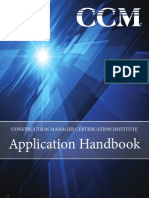 CCM Application Handbook