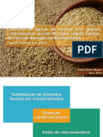 Consumo de Barras de Cereais Com Quinoa