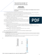 Memória Principal e Virtual - Lista de Exercício