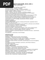 Subiecte Biochimie