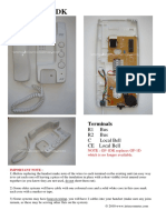Aiphone GF-1DK Door Entry Handset Data Sheet PDF