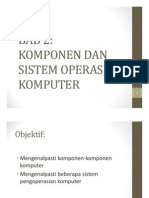 Komponen Dan Sistem Operasi Komputer