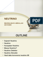 Neutrino: Mahdalina M. Abdullah 421412043