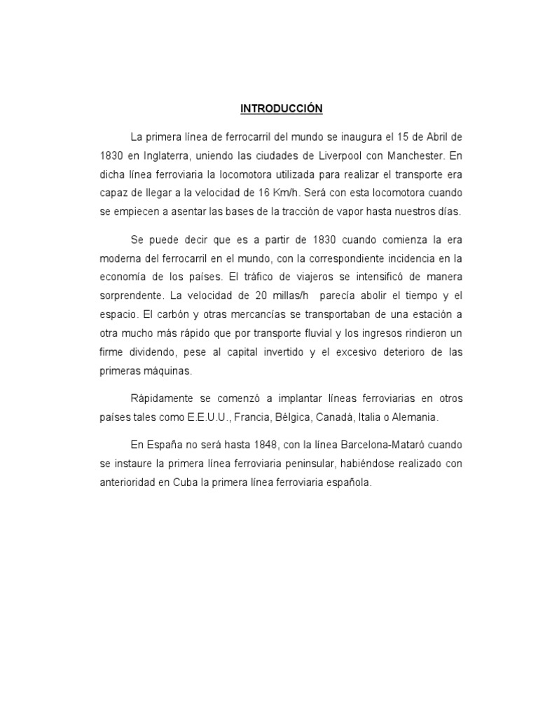 Historia Del Ferrocarril en Venezuela PDF Transporte ferroviario