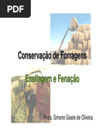 Conservação de Forragens - Ensilagem e Fenacao - UFPR
