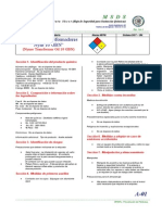 Aceite para Transformadores MSDS