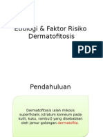 Etiologi & Faktor Risiko Dermatofitosis