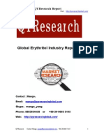 Global Erythritol Industry Report 2015