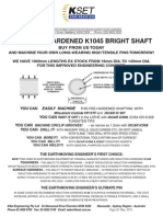 Induction Hardened K1045 Bright Shaft: Buy From Us Today