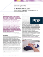 Analisis de gases arteriales