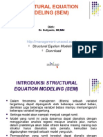 Structural Equation Modeling SEM 