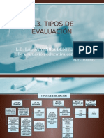 Tipos de Evaluación